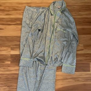 Victoria’s Secret Silk Cheetah Print 2-pc. PJ Set